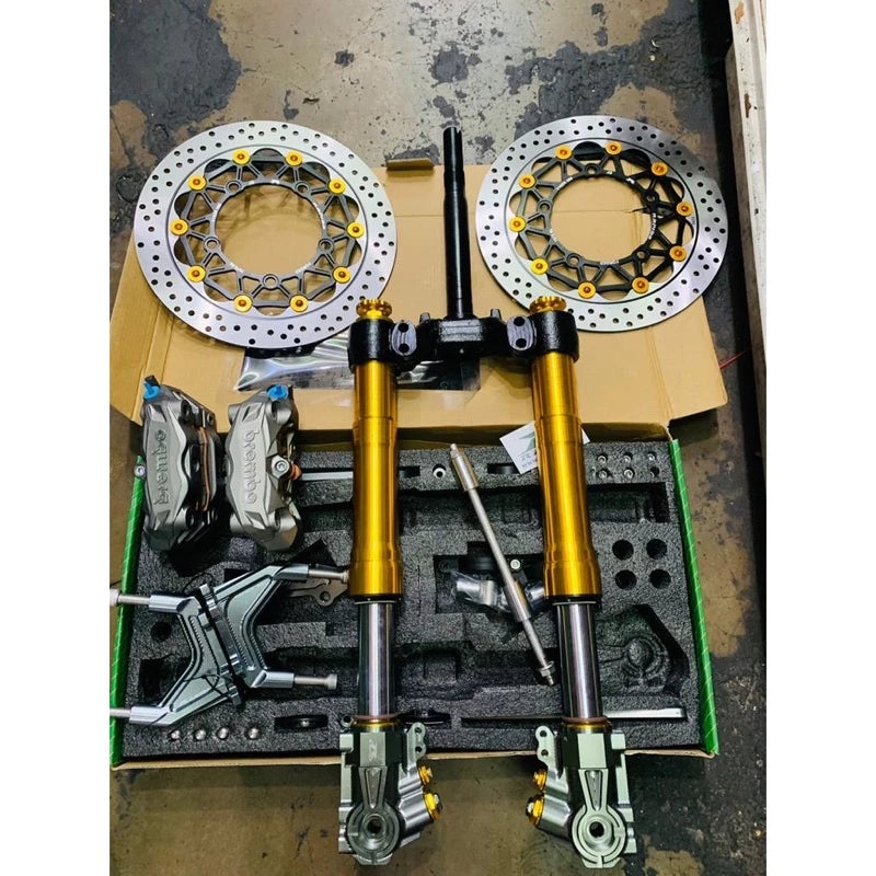 RAPIDO ADJUSTABLE USD FORK FOR DOUBLE DISC SET Y15 RS150 NVX155 SYM VF3I -By Sea Courier Method 🚢📦