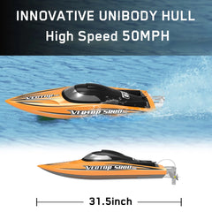 VOLANTEXRC RC Boat Control VectorSR80 Pro 2.4GHz High Speed 80km/h Brushless Radio Controlled Motor Racing Boat For Lake -By Sea Courier Method 🚢📦