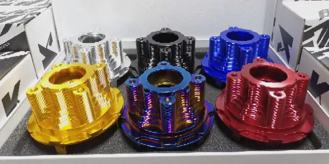 2024 King Drag V1 Sprocket Hub EXCITER 150 Y15ZR LC135 5s SPROCKET HUB CNC ALLOY Wave pattern Corak gelombang -By Sea Courier Method 🚢📦