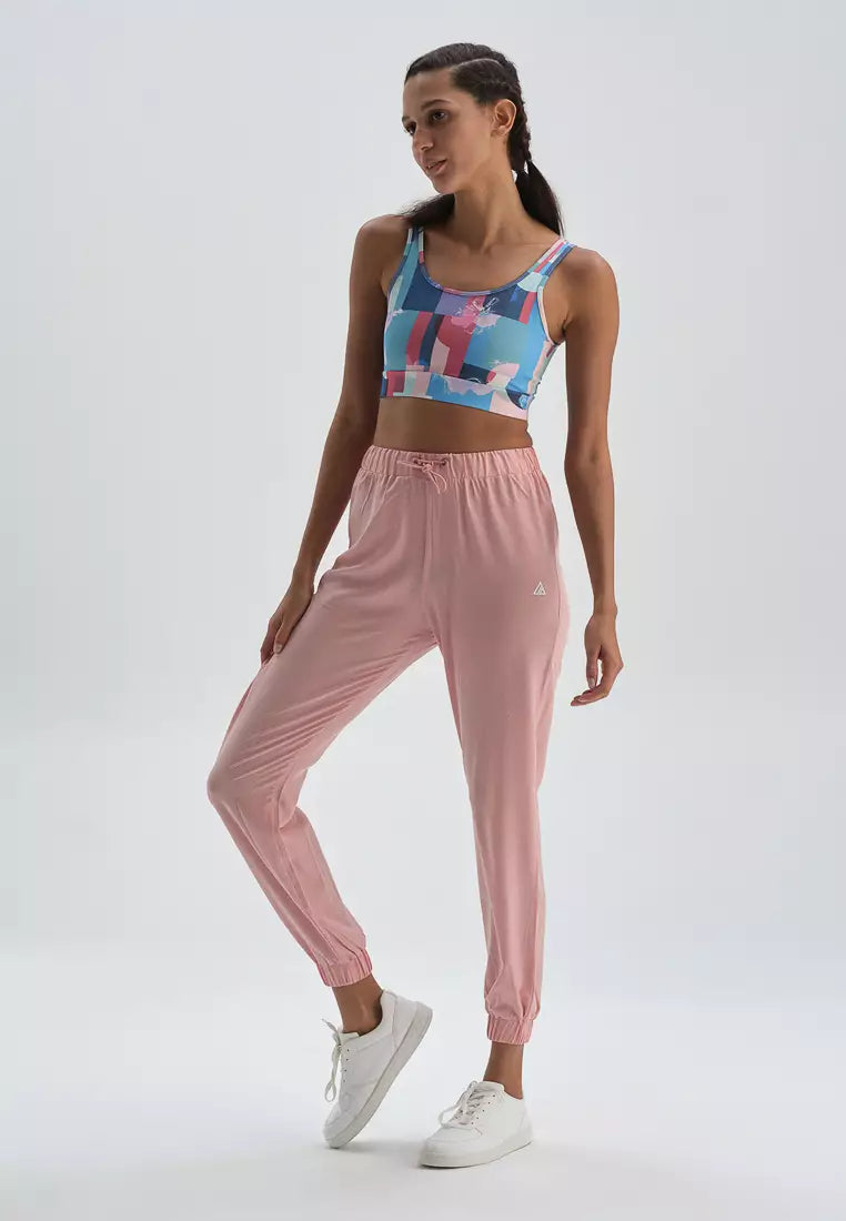 Pink Sweatpant, Regular Fit, Activewear for Women