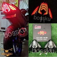 DHC- Viss LED Tail Lamp Taillight Tail light Lampu Belakang LC135 NEW / LC135 V2-V7 (siap signal tanam) -By Sea Courier Method 🚢📦