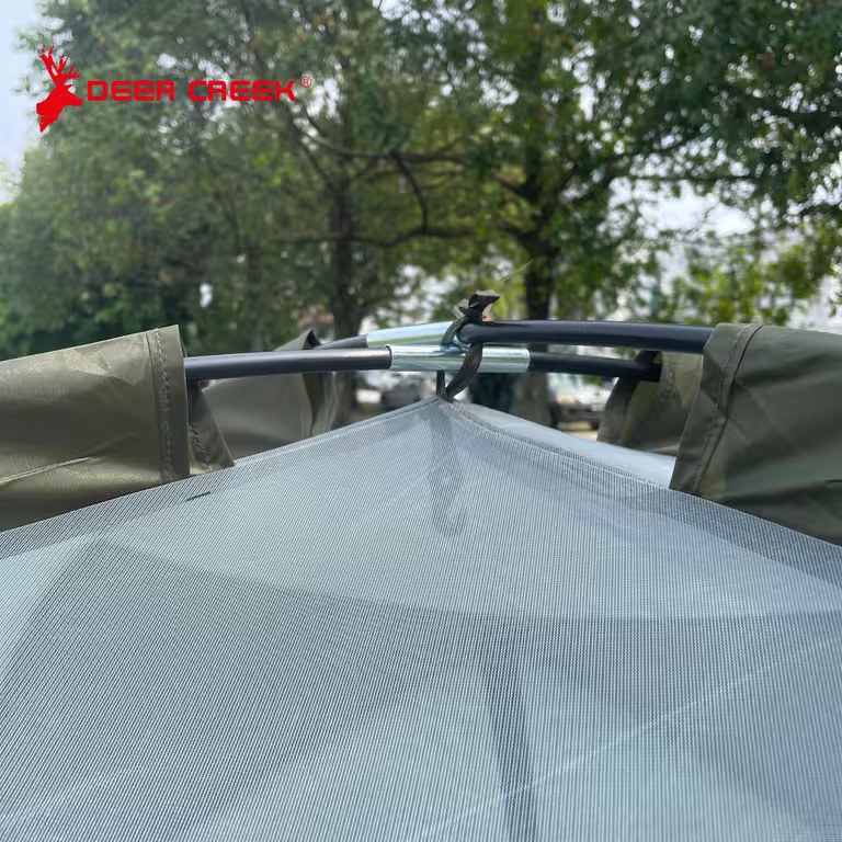 Deer Creek 6 Person Double Layer Typhoon Dome Tent Army Green