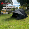 Deer Creek Safari Single Room Automatic Tent with Extended Flysheet Black