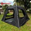 Deer Creek Safari Single Room Automatic Tent with Extended Flysheet Black