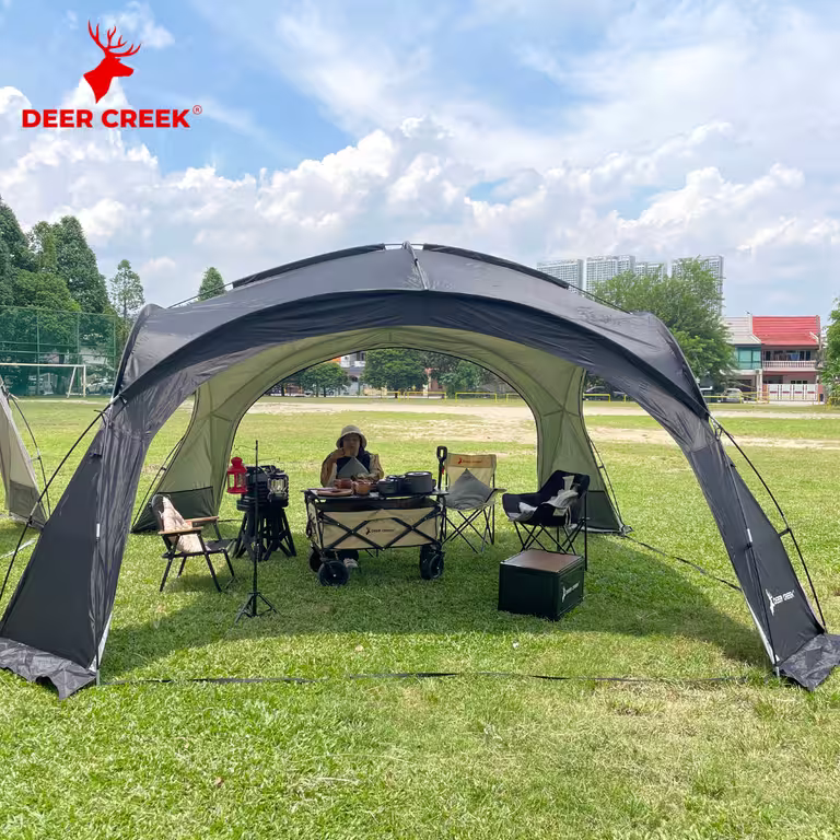 Deer Creek Shelter Dome Tent Zip Black