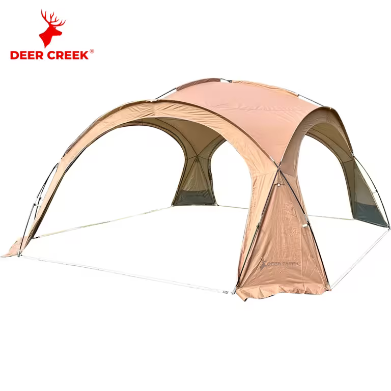 Deer Creek Shelter Dome Tent Zip Brown