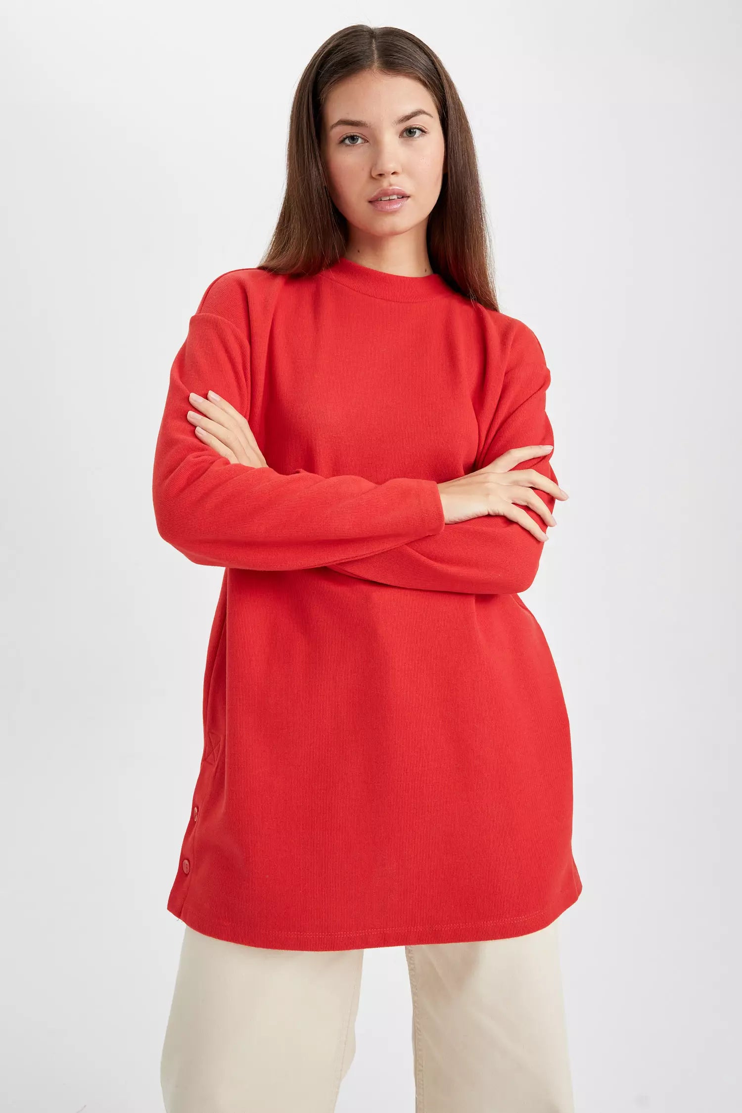 Regular Fit Long Sleeve Tunic