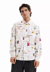 Desigual Men's Long Sleeved Shirt