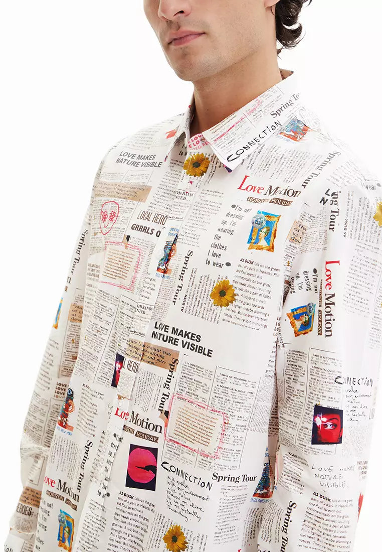 Desigual Men's Long Sleeved Shirt