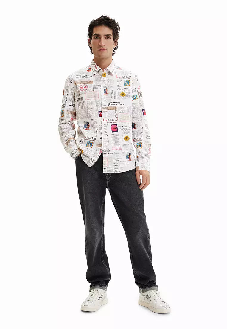 Desigual Men's Long Sleeved Shirt