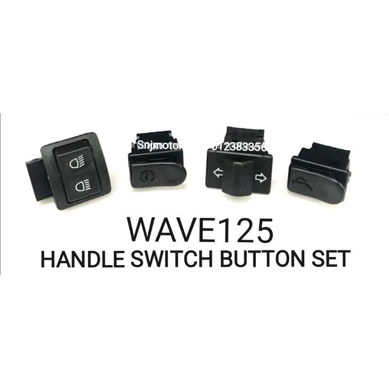 WAVE125 WAVE125S WAVE125X WAVE100R HANDLE SWITCH BUTTON SET -By Sea Courier Method 🚢📦