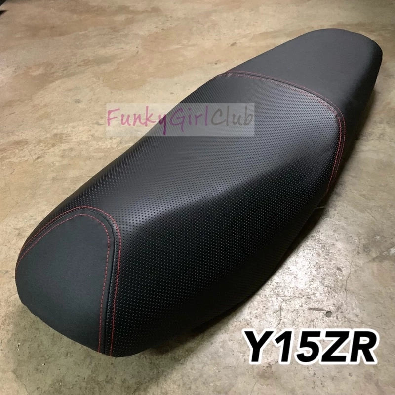 DHC- YAMAHA Y15ZR Y15 Y150 Y15Z CUSHION SEAT WHITE LINE / SEAT ASSY / TEMPAT DUDUK / KUSYEN SEAT / SEAT CATALYZER -By Sea Courier Method 🚢📦