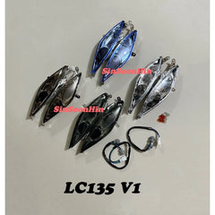 Yamaha LC135 V1 Front Signal Lamp Assy / Socket / Bulb [ SMOKE / TINTED / CLEAR / BLUE ] -By Sea Courier Method 🚢📦
