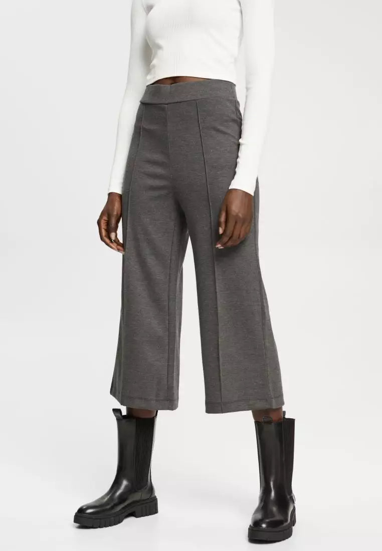 ESPRIT High-rise jersey culottes