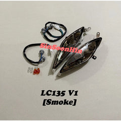Yamaha LC135 V1 Front Signal Lamp Assy / Socket / Bulb [ SMOKE / TINTED / CLEAR / BLUE ] -By Sea Courier Method 🚢📦