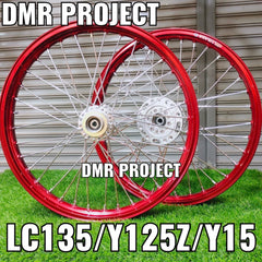 DHC- ALLOY RIM Y15/LC5S/Y125Z/LC135 1.40x17 HUB ALLOY HUB SPRINT COMPLATE SET (BELAKANG DISC) AS33/STRONGER CHARTER -By Sea Courier Method 🚢📦