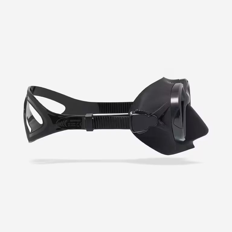 Freediving and spearfishing low volume anti-fog mask, 500 dual lv black