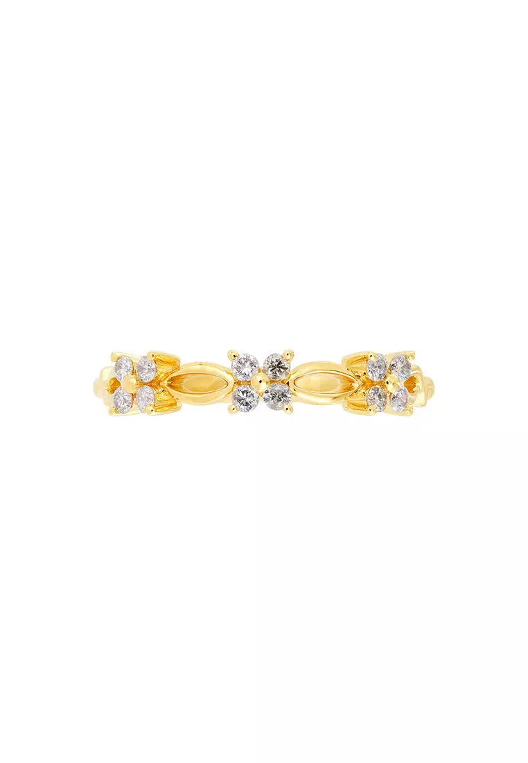 HABIB CHIC | Round Diamond Ring in 375/9K Yellow Gold 267561223(YG)