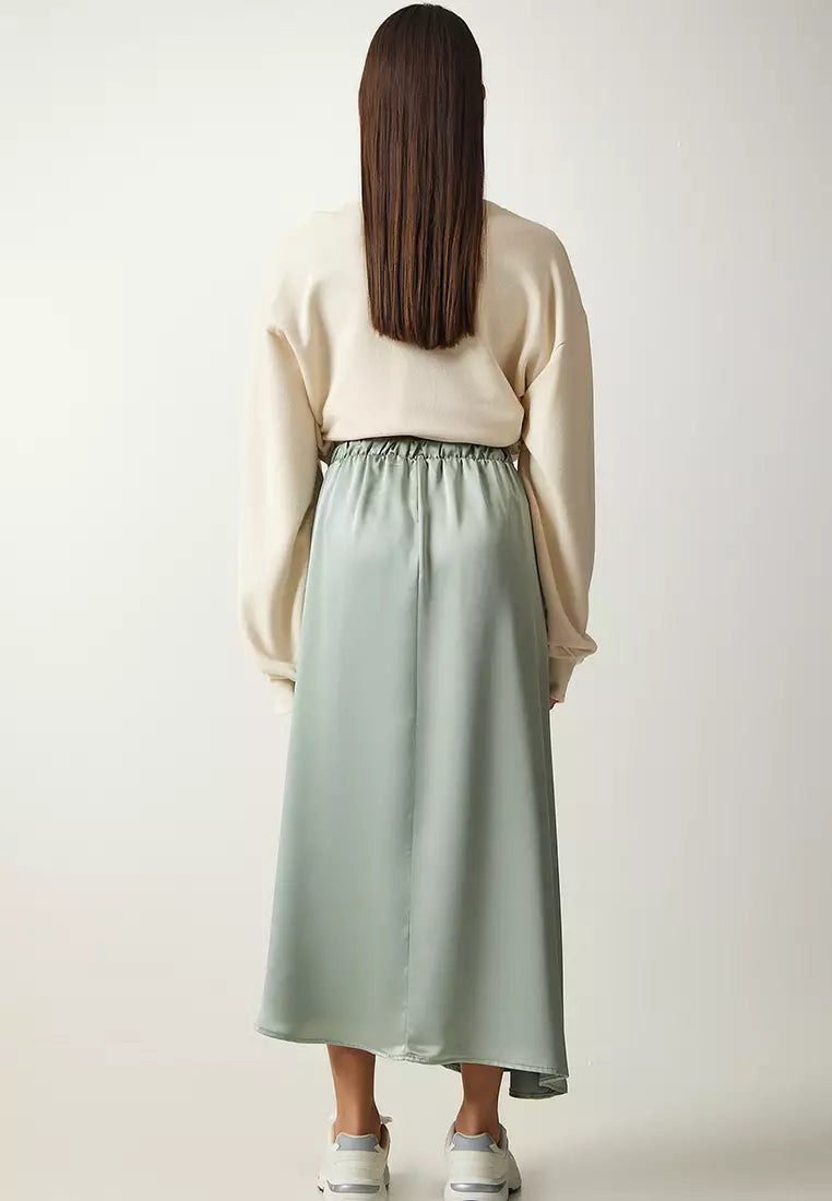 Bias Midi Skirt