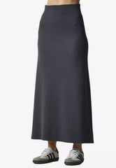 Corded Knitwear Skirt