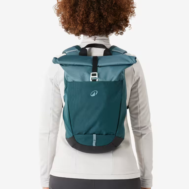 Hiking backpack 16+4 L, Escape 500 Rolltop - Green
