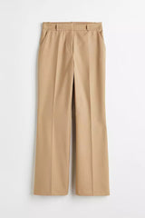 Flared tailored trousers