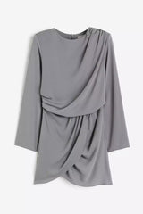 Draped dress