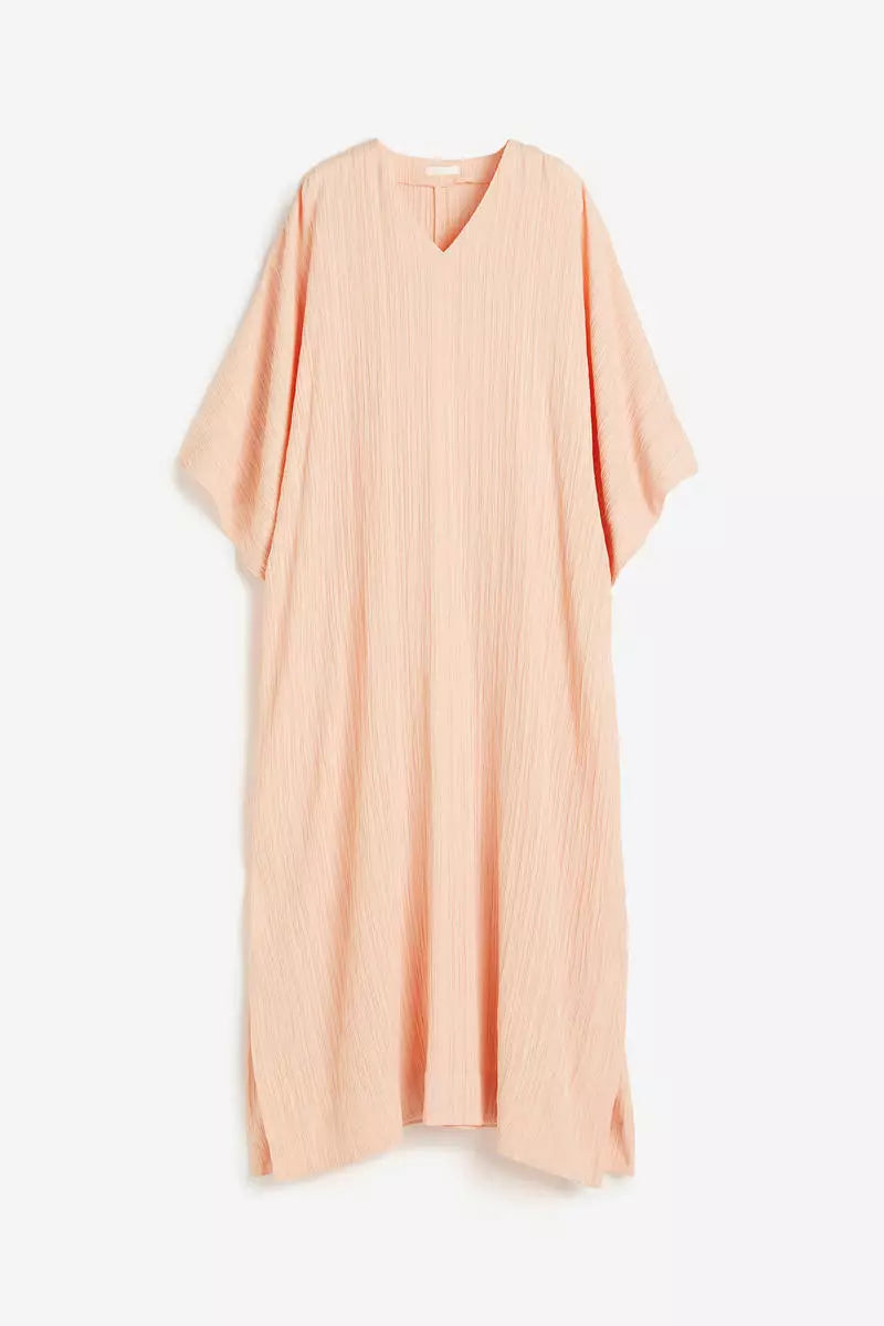 h&m pleated kaftan dress Pleated Kaftan Dress H M