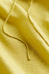 Drawstring-detail dress