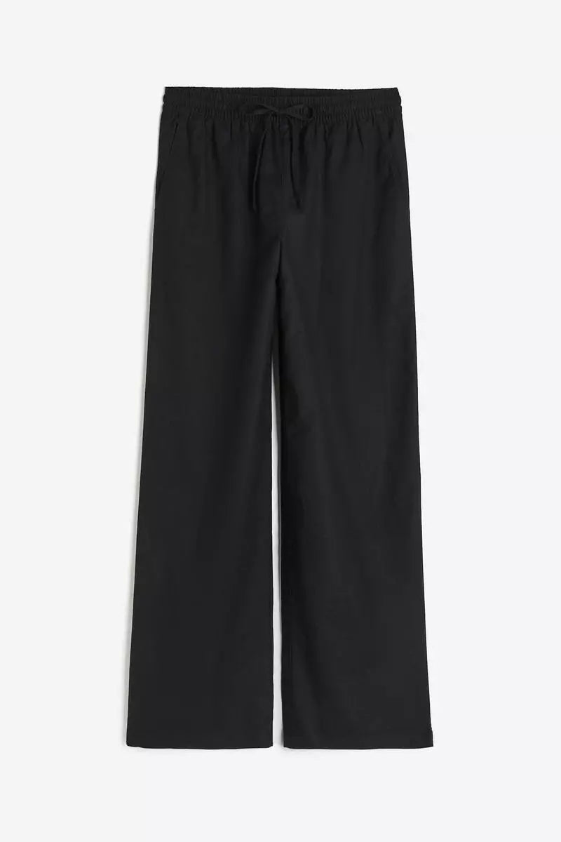 H&M Linen-blend trousers