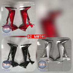 DHC- MERAH Outer Legshield Deck Wing HONDA Supra X125 Supra X 125 Batman 2007-2013 Black Red Maroon White Silver WIN Brand -By Sea Courier Method 🚢📦