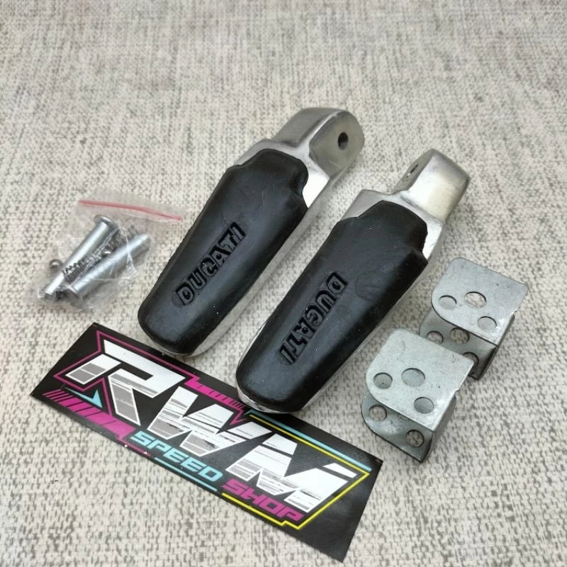Ducati Footstep Ducati Rear Footrest Pair DUCATI REAR FOOTSTEP PAIR -By Sea Courier Method 🚢📦