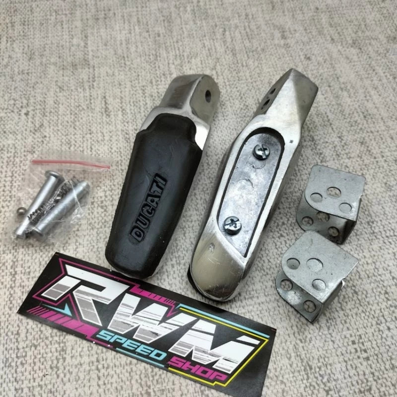 Ducati Footstep Ducati Rear Footrest Pair DUCATI REAR FOOTSTEP PAIR -By Sea Courier Method 🚢📦