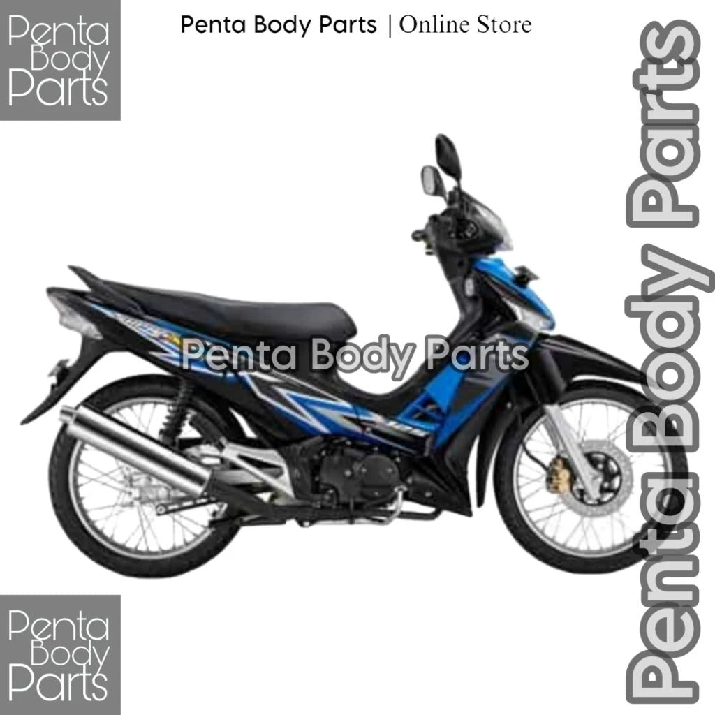 DHC- MERAH HIJAU Full Set Body Cover Honda Supra X 125 (KVL) - Full Body Supra X 125 Batman Plus Lights and Bolts 2007 - 2014 Black White Red Greenbiru -By Sea Courier Method🚢📦