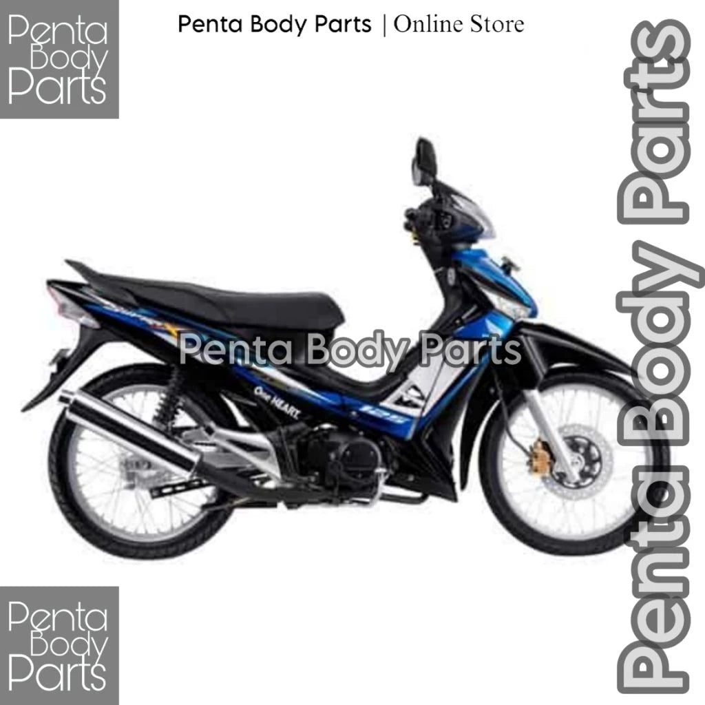 DHC- MERAH HIJAU Full Set Body Cover Honda Supra X 125 (KVL) - Full Body Supra X 125 Batman Plus Lights and Bolts 2007 - 2014 Black White Red Greenbiru -By Sea Courier Method🚢📦