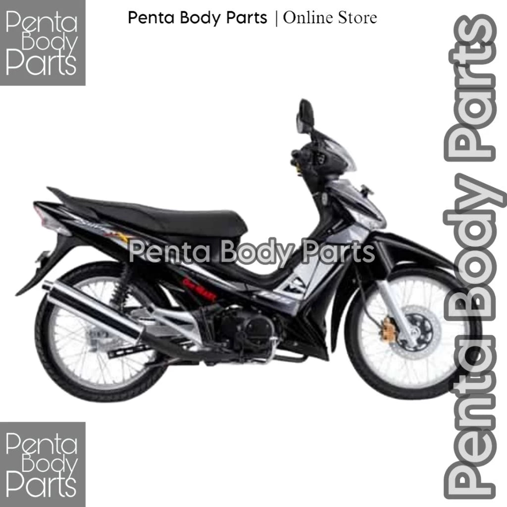 DHC- MERAH HIJAU Full Set Body Cover Honda Supra X 125 (KVL) - Full Body Supra X 125 Batman Plus Lights and Bolts 2007 - 2014 Black White Red Greenbiru -By Sea Courier Method🚢📦