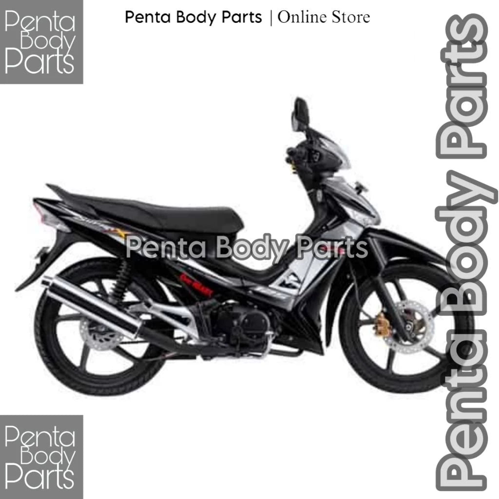 DHC- MERAH HIJAU Full Set Body Cover Honda Supra X 125 (KVL) - Full Body Supra X 125 Batman Plus Lights and Bolts 2007 - 2014 Black White Red Greenbiru -By Sea Courier Method🚢📦