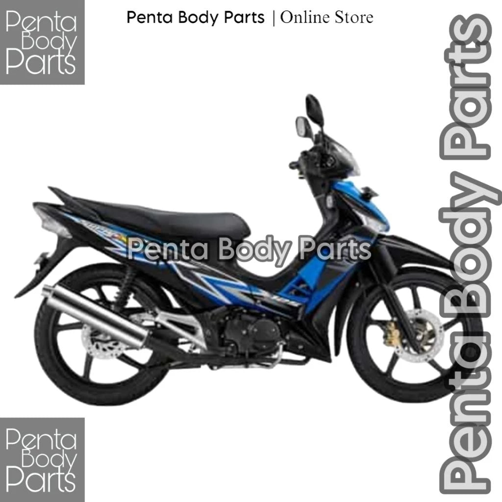DHC- MERAH HIJAU Full Set Body Cover Honda Supra X 125 (KVL) - Full Body Supra X 125 Batman Plus Lights and Bolts 2007 - 2014 Black White Red Greenbiru -By Sea Courier Method🚢📦