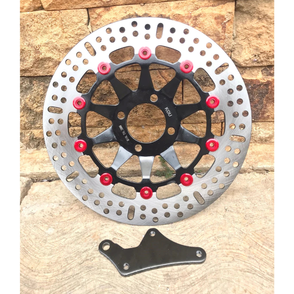 300mm wide disc fit new, charisma, cs1, old revo 100cc, supra 125 old disc brake front 300mm -By Sea Courier Method 🚢📦