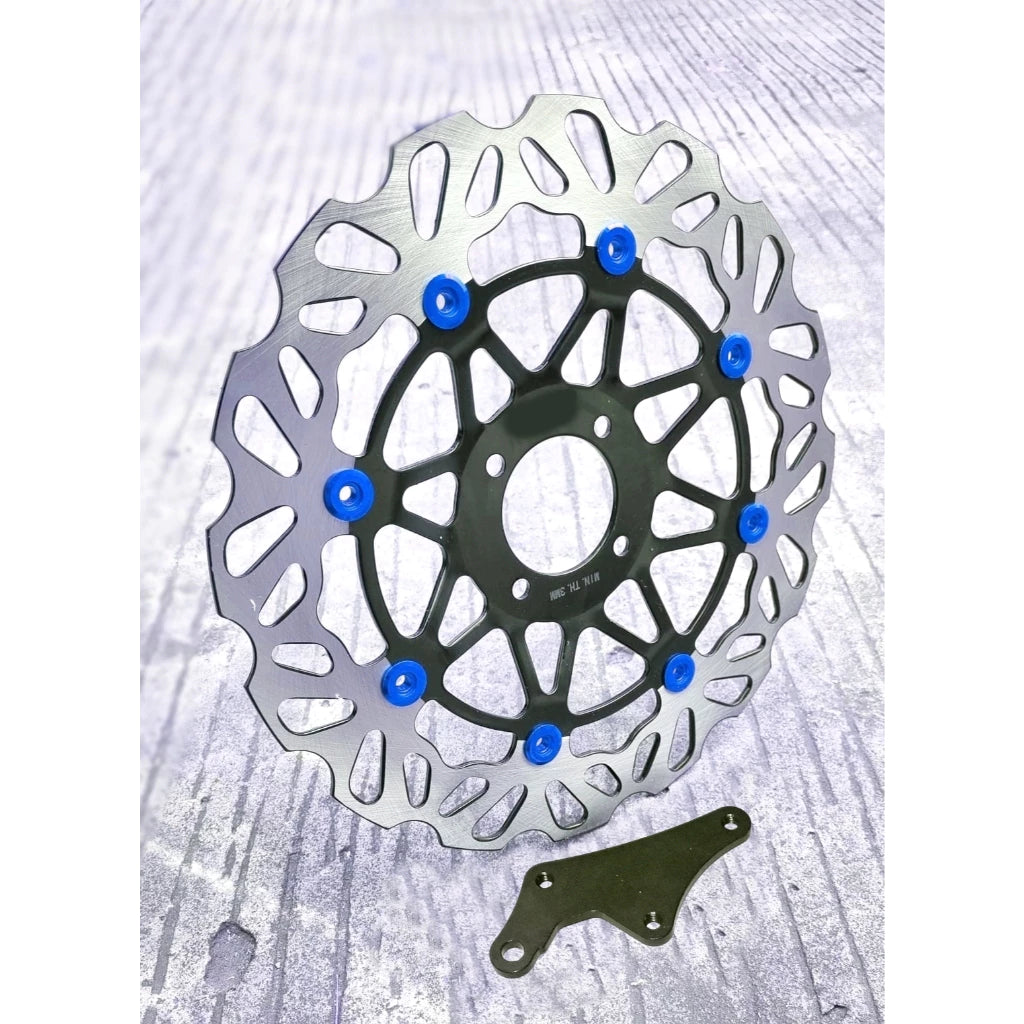 300mm wide disc fit new, charisma, cs1, old revo 100cc, supra 125 old disc brake front 300mm -By Sea Courier Method 🚢📦