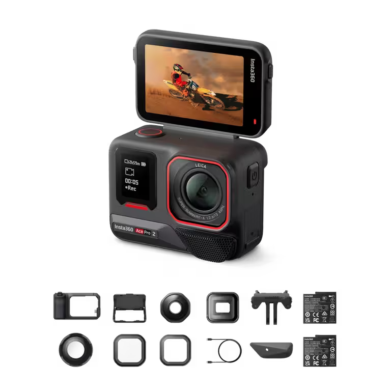 Insta360 Ace Pro 2 - Ultimate Videography Bundle (Dual Battery)