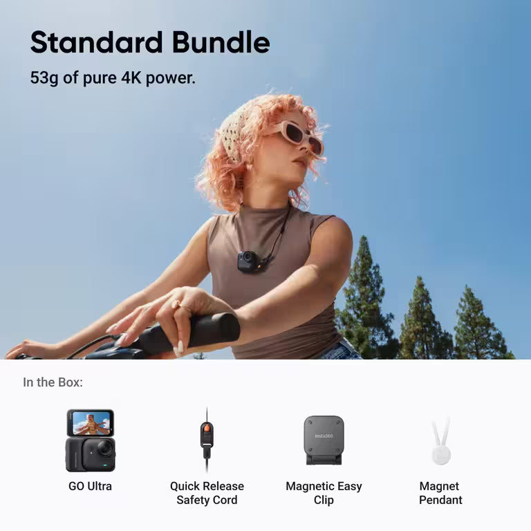 Insta360 GO Ultra - Standard Bundle (Midnight Black)