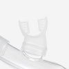 Kids’ diving snorkel with dry top valve,- DRY TOP SNORKEL JUNIOR 100 Translucent