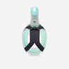 Kids’ Easybreath snorkelling surface mask XS (ages 6-10) NO BAG aquamarine green