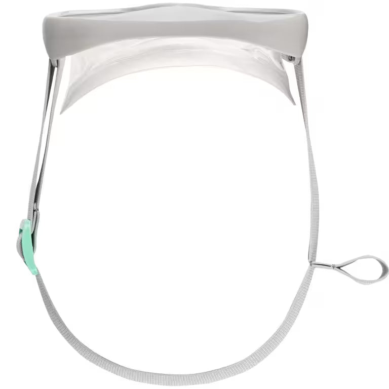 Kids’ mask and snorkel snorkelling kit 100, grey