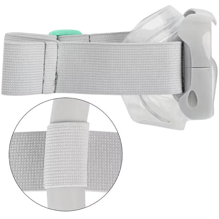 Kids’ mask and snorkel snorkelling kit 100, grey