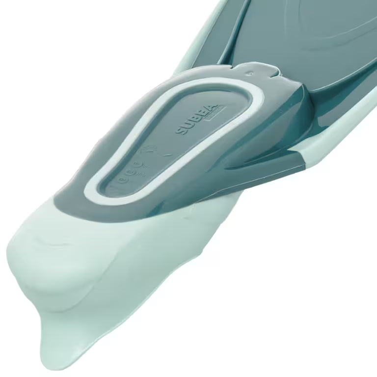 Kids’ scuba fin - FF 100 Soft Light Green