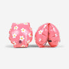 Kids’ Swimming armbands with “FLOWERS” print - 11-30 kg