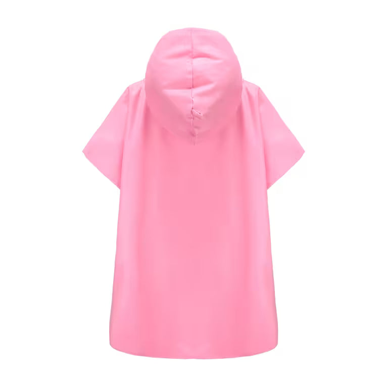 Kids swimming poncho mermaid pink