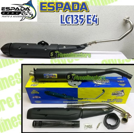 Exhaust Espada STD Cutting E4 E5 V5 E6 E7 BP1 BP2 LC135 Y15ZR Y16 RS150 RSX VF3i W125 NVX VARIO ORI Ekzos Pipe Maniful -By Sea Courier Method 🚢📦